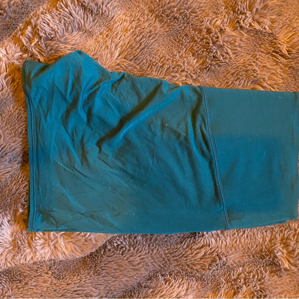 Women’s Teal High Waisted Sleep Short